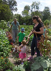 [photo, Herb and vegetable garden, Hancock's Resolution, 2795 Bayside Beach Road, Pasadena (Anne Arundel County), Maryland]